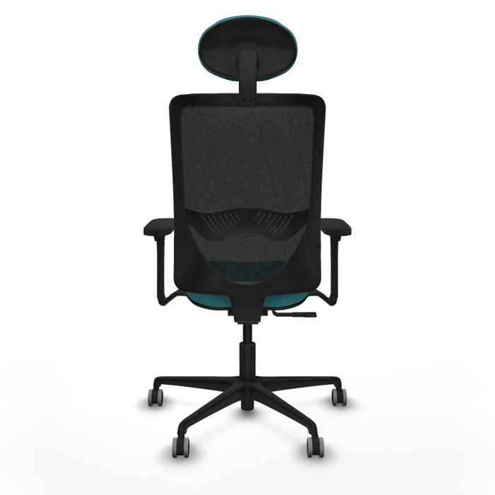 PIQUERAS Y CRESPO Silla de oficina Zulema con mecanismo Sincro, Turquesa y Negro PIQUERAS Y CRESPO Silla de oficina Zulema con mecanismo Sincro, Turquesa y Negro