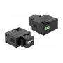 DeLOCK Módulo Keystone con Puerto de Carga USB Tipo-A 5 W Negro 86505