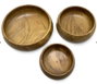 DKD Home Decor Set de 3 Centro de Mesa Mango Marrón 25x25x7 cm Skus: BD-227357
