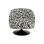 Sillón Giratorio Negro-Blanco 73 X 80 X 73 cm