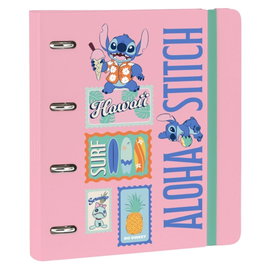 ERIK Carpeta de 4 anillas Stitch Disney DIN A4