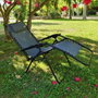 Color Baby Tumbona Textileno 52x68x102 cm Gris Oscuro
