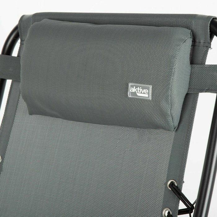 Color Baby Tumbona Textileno 52x68x102 cm Gris Oscuro