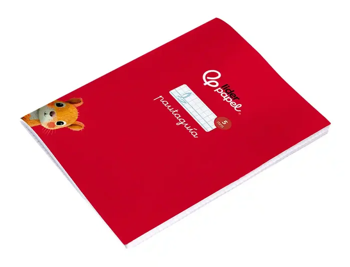 Liderpapel Libreta Cuadriculada Pautada 5mm con Margen Din A5+