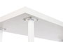 DKD Home Decor Escritorio Moderno Blanco Natural MDF Metal 120 x 75 x 150 cm