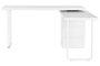 DKD Home Decor Escritorio Moderno Blanco Natural MDF Metal 120 x 75 x 150 cm