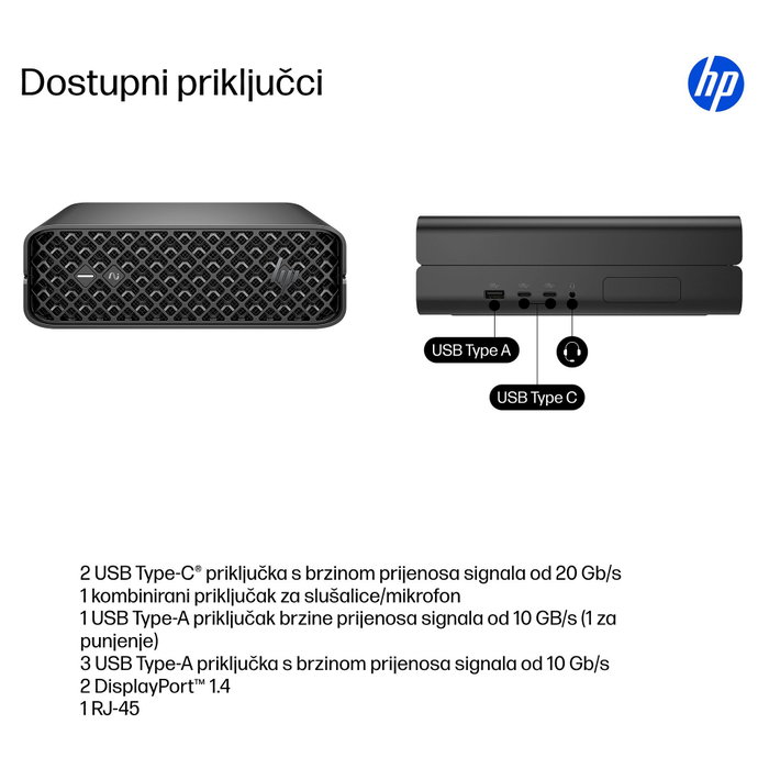 HP Z2 Mini G1i con 285K, 64GB RAM, 1TB SSD y RTX PRO 2000 HP Z2 Mini G1i con 285K, 64GB RAM, 1TB SSD y RTX PRO 2000