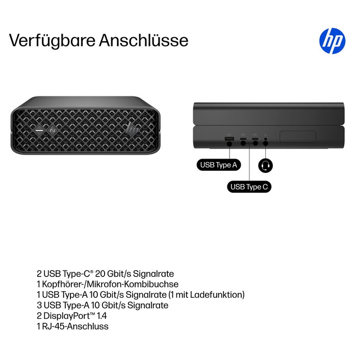 HP Z2 Mini G1i CU9 con 285K, 64GB RAM, 1TB SSD y RTX PRO 2000