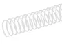 Q-connect Espiral Metálico Blanco 64 5:1 12mm 1mm Caja de 200 Unidades