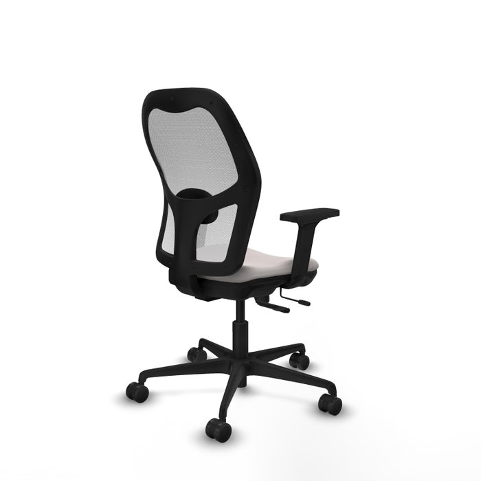 PIQUERAS Y CRESPO Silla de oficina Jorquera Blanca con Mecanismo Sincro/Traslack