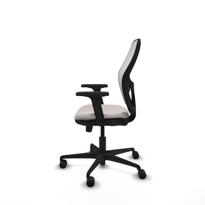 PIQUERAS Y CRESPO Silla de oficina Jorquera Blanca con Mecanismo Sincro/Traslack