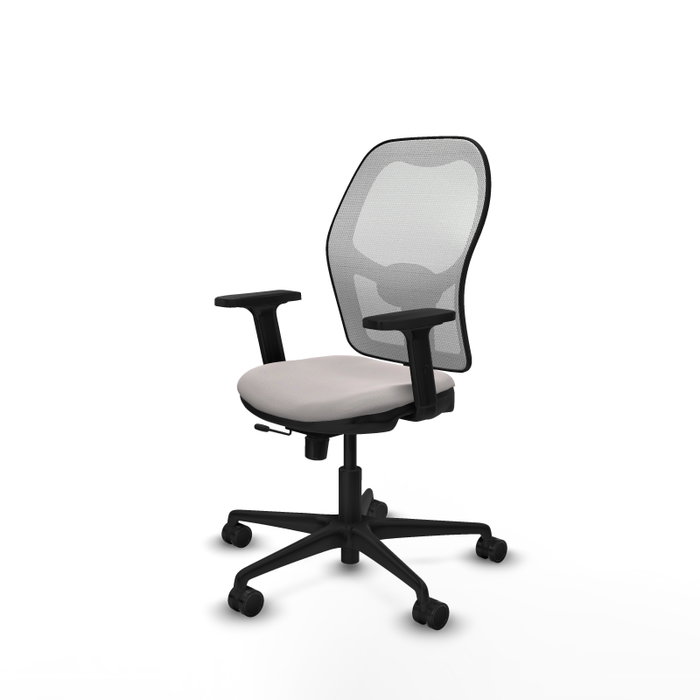 PIQUERAS Y CRESPO Silla de oficina Jorquera Blanca con Mecanismo Sincro/Traslack