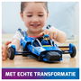 Spin Master PAW Patrol: La Superpelícula - Coche Transformable Deluxe con Figura de Chase - Vehículo Superhéroe con Luces y Sonidos - Ref. 6067497