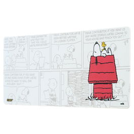 ERIK Alfombrilla Gaming Snoopy 80x35cm, Tapete Impermeable para Teclado y Ratón con Base Antideslizante
