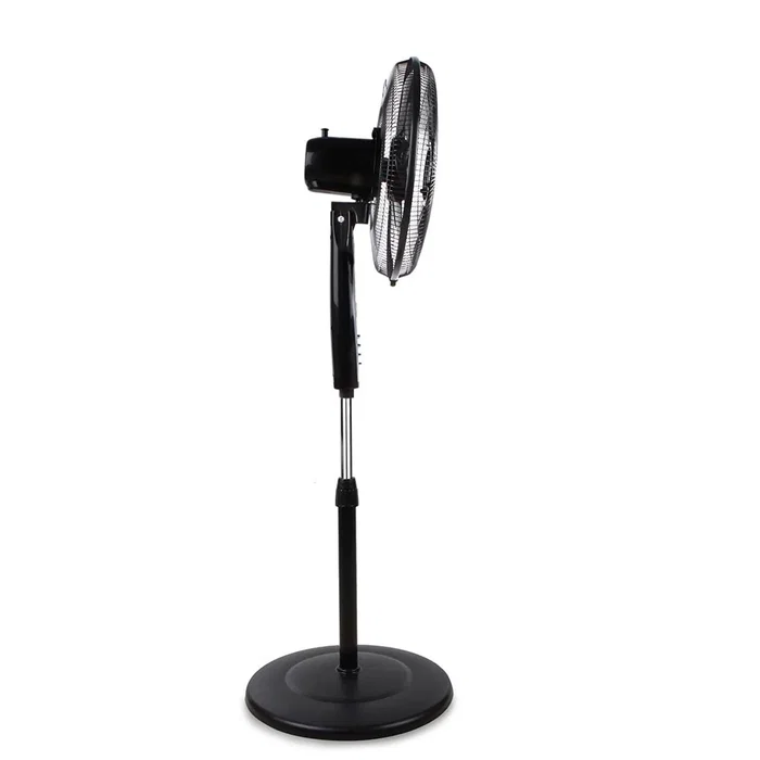 Orbegozo SF 0149 Ventilador de Pie Negro, 40 cm (5 Aspas), 3 Velocidades, Oscilante, Cabezal Inclinable, Altura Regulable hasta 128 cm, 60 W