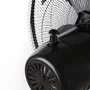 Orbegozo SF 0149 Ventilador de Pie Negro, 40 cm (5 Aspas), 3 Velocidades, Oscilante, Cabezal Inclinable, Altura Regulable hasta 128 cm, 60 W