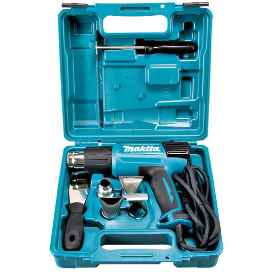 Makita HG6031VK Pistola de Aire Caliente 1800W, 600°C, 500 l/min Makita HG6031VK Pistola de Aire Caliente 1800W, 600°C, 500 l/min