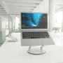 Aisens Soporte de Sobremesa XL Giratorio para Portátil y Tableta 10-17 pulgadas, Plata
