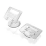 Aisens Soporte de Sobremesa XL Giratorio para Portátil y Tableta 10-17 pulgadas, Plata