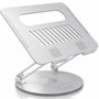 Aisens Soporte de Sobremesa XL Giratorio Ajustable para Portátil/Tablet 10-17 Pulgadas, Plata