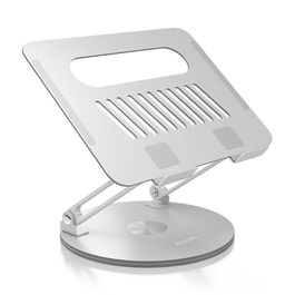 AISENS - SOPORTE DE SOBREMESA XL GIRATORIO AJUSTABLE PARA PORTATIL / TABLET 10-17, PLATA