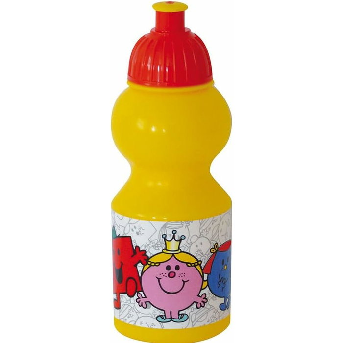 Fun House Vajilla Monsieur Madame con plato hondo, botella, taza y 2 peluches