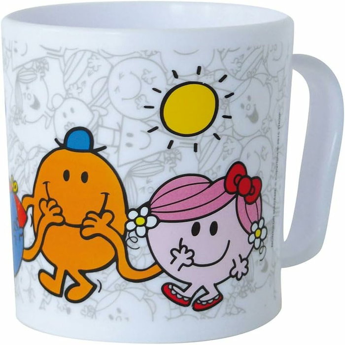 Fun House Vajilla Monsieur Madame con plato hondo, botella, taza y 2 peluches