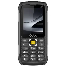 Qubo ST-002 4G - Teléfono Móvil Rugerizado para Personas Mayores, Resistente Agua/Polvo IP68, Pantalla 2.8", Dual SIM, Negro