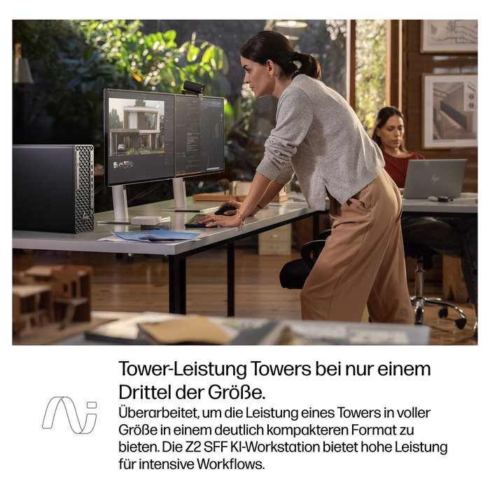 HP Workstation Z2 SFF G1i CU9-285K con Intel Core i9, 64GB RAM, 1TB SSD, NVIDIA RTX Pro 4000, Windows 11 Pro