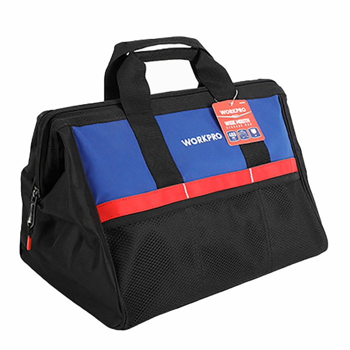 Workpro Bolsa de herramientas con cremallera, 32 x 21 x 23 cm