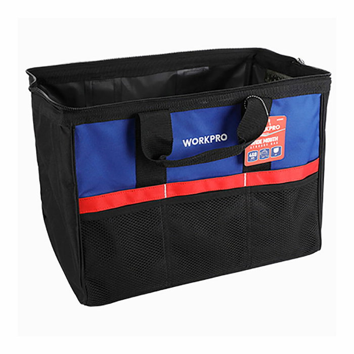 Workpro Bolsa de herramientas con cremallera, 32 x 21 x 23 cm