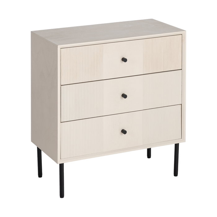 Mesita Crema Dm Dormitorio 61 X 33 X 66 cm