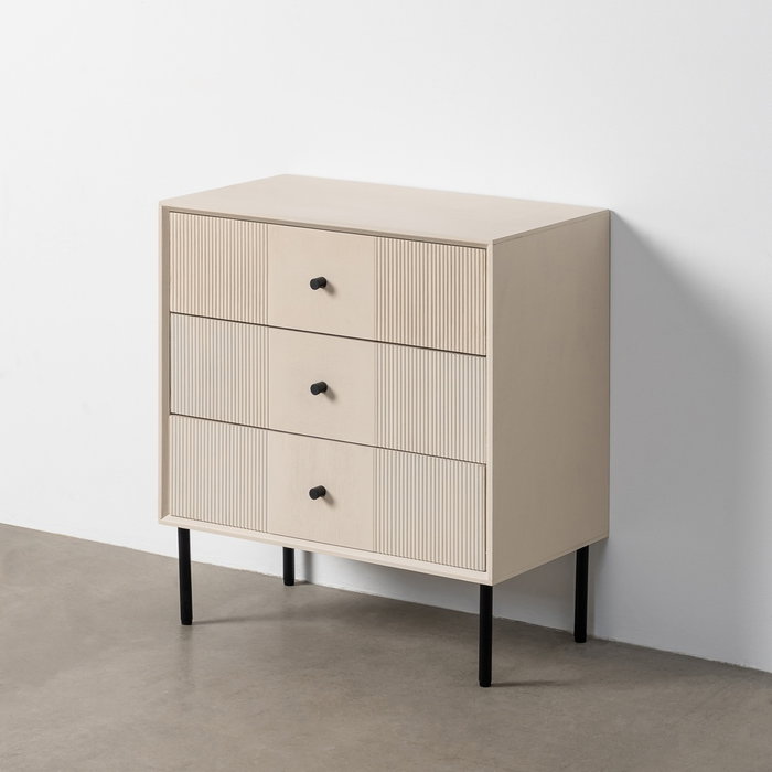 Mesita Crema Dm Dormitorio 61 X 33 X 66 cm