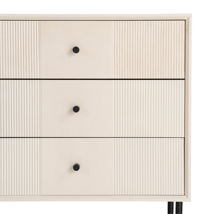 Mesita Crema Dm Dormitorio 61 X 33 X 66 cm