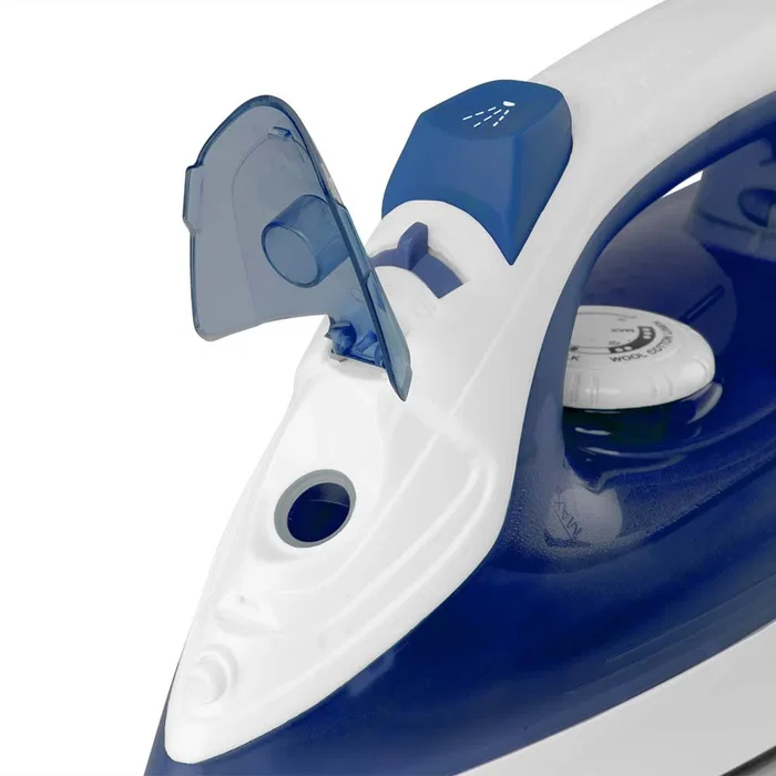 Orbegozo SV 2250 Plancha de Vapor y Seco, 2200W, Suela de Cerámica, Antigoteo, Autolimpieza, Vapor Vertical, Depósito 280ml, Color Azul y Blanco