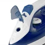 Orbegozo SV 2250 Plancha de Vapor y Seco, 2200W, Suela de Cerámica, Antigoteo, Autolimpieza, Vapor Vertical, Depósito 280ml, Color Azul y Blanco