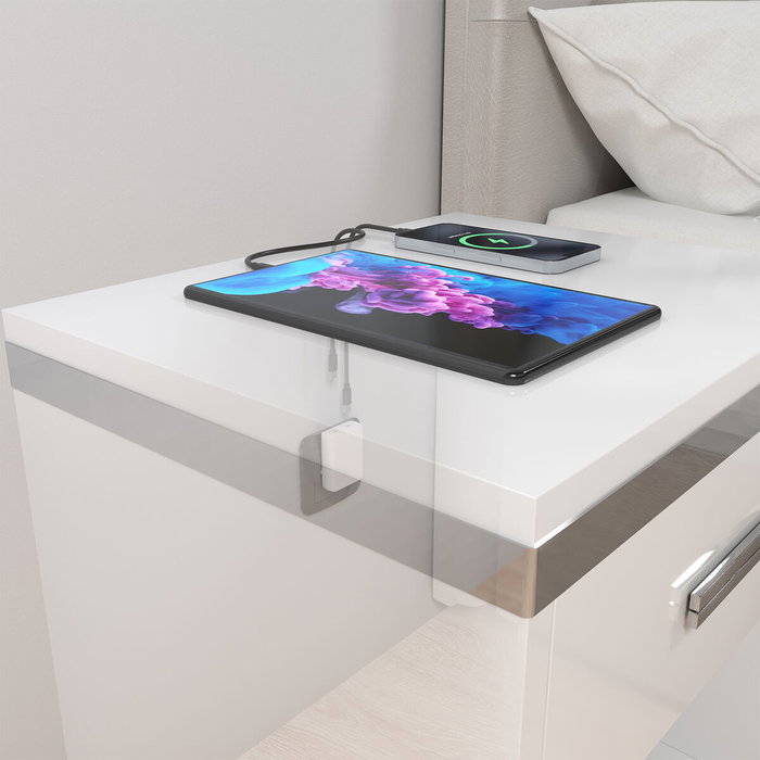 Aisens Cargador de Pared GaN 30W con 2xUSB-C Blanco