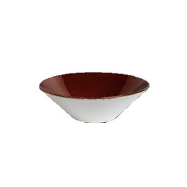 Steelite Taste - Plato Bol Terramesa Moka, Vajilla de Restauración, 16 Colores (Set de 24)