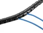 Equip Organizador de cables Coiled Cable Tube Sleeve 2,5m Negro
