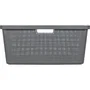 Curver CUR3253928091026 Cesta para la Ropa Sucia - Yute - 46 L - Gris