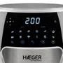 Haeger AF-D42.007A Freidora de Aire Caliente 4.2L, 1500W, 13 Programas, Blanco, Funciones de Freír y Hornear, Pantalla Táctil