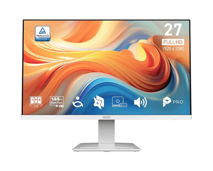 MSI PRO MP273W E14A Monitor 27 Pulgadas IPS Full HD 144 Hz Blanco MSI PRO MP273W E14A Monitor 27 Pulgadas IPS Full HD 144 Hz Blanco