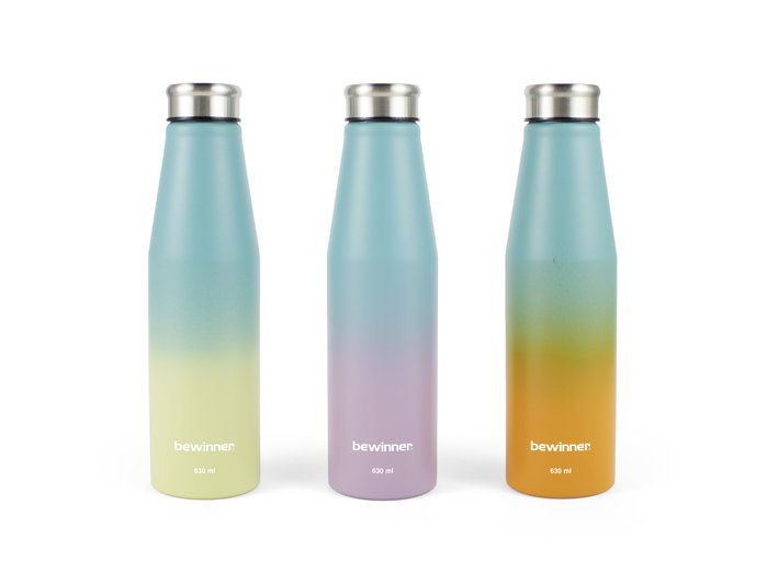 Inde Botella Sport Agua Aluminio Bicolor 630 ml, 24 x 6,6 cm (12 Unidades) Inde Botella Sport Agua Aluminio Bicolor 630 ml, 24 x 6,6 cm (12 Unidades)