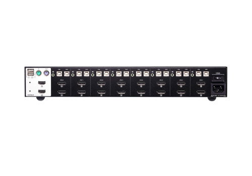 ATEN CS1148DP-AT-G Switch KVM Seguro DisplayPort Dual Display USB de 8 Puertos