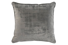 DKD Home Decor Cojín de Poliéster Gris Claro 45x45 cm