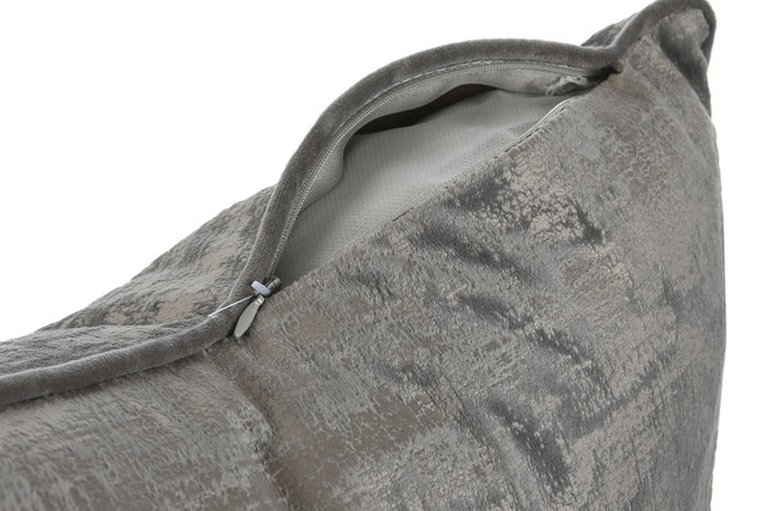DKD Home Decor Cojín de Poliéster Gris Claro 45x45 cm DKD Home Decor Cojín de Poliéster Gris Claro 45x45 cm