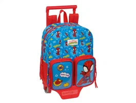 Mochila Escolar Spider-Man Azul Rojo 22 x 27 x 10 cm