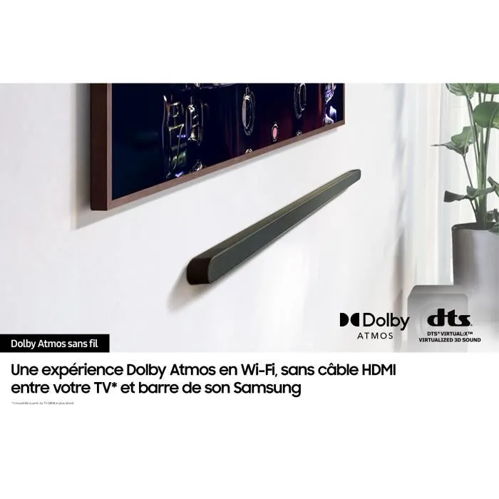 Samsung Barra de sonido HW-S810D 3.1.2 canales Dolby Atmos Subwoofer inalámbrico