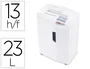 HSM Shredstar X13 Destructora de documentos de partículas P-4