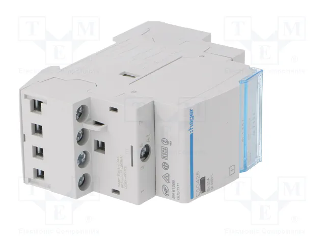 Hager ESC425 Relé eléctrico de 25 A con 4 polos